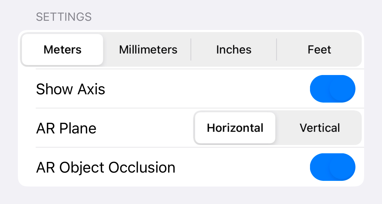 Settings